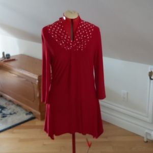3 for $30 Red knit tunic
